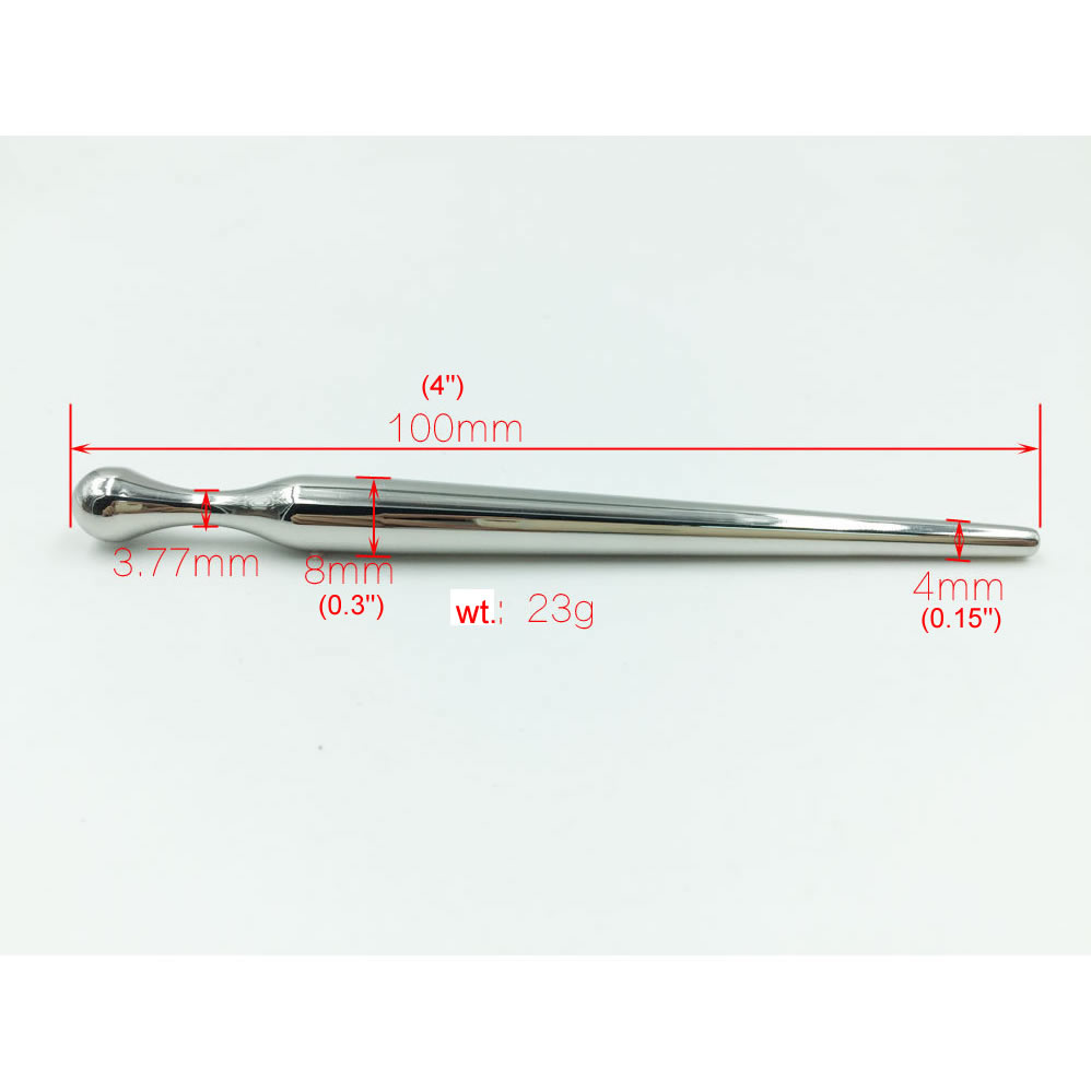 Surgical Steel Penis Plug Dilatator Rod Urethral Stretcher Stretching Sounds